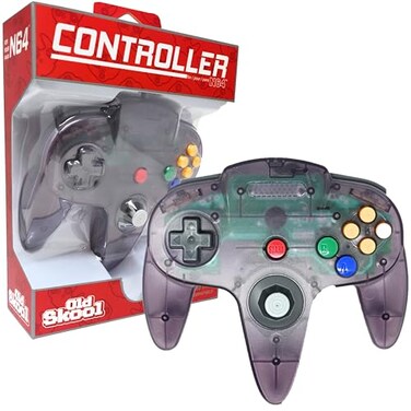 Old Skool Classic Wired Controller Joystick for Nintendo 64 N64 Game System Atomic Purple