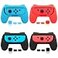 FASTSNAIL 4 Pack Grips Kit Compatible with Nintendo Switch for Joy Con WearResistant Grip Controller for Joy con OLED Model with 12 Thumb Grip