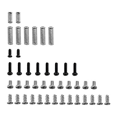 Nockchawon Full Screw Set with Spring Replacement for Nintendo Switch Left Right JoyCon Controller Screws Springs