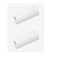 Aliotech 2 Pack of Replacement Battery Back Door Cover Shell for Nintendo Wii Remote ControllerWhite
