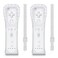 MOLICUI Wii Remote ControllerWii Controller 2 Pack With Wrist Strap and Silicone CaseWhite