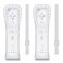 MOLICUI Wii Remote ControllerWii Controller 2 Pack With Wrist Strap and Silicone CaseWhite