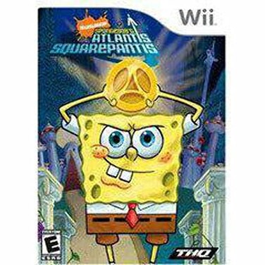 THQ Spongebob Squarepants Atlantis Squarepantis Nintendo Wii