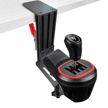 HTLAKIKJ Shifter Desk Mount Adjustable Mount Holder for Racing Sim Shifter Compatible with Thrustmaster TH8S TH8A Shifter Logitech Driving Force Shifter