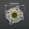 DGHAOP 4pcs Arcade Rocker Accessories Base 48 Way Restrictor Plate Gate JLF Series Joystick Fully Transparent Base Retaining Ring