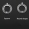 DGHAOP 4pcs Arcade Rocker Accessories Base 48 Way Restrictor Plate Gate JLF Series Joystick Fully Transparent Base Retaining Ring
