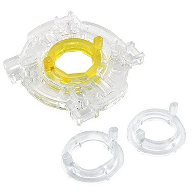 DGHAOP 4pcs Arcade Rocker Accessories Base 48 Way Restrictor Plate Gate JLF Series Joystick Fully Transparent Base Retaining Ring