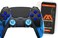 MODDEDZONE Custom Rapid Fire Anti Recoil Macros MODDED Wireless Controller for PS5 PC Unique Smart Mods for ps5 controller controlled by the APP Best for FPS Games Enhanced Gaming Experience Blue Fire