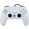 NBCP Wired PS5 Controller Gaming Controller for PlayStation 5 PS4 PCSteam Turbo Linear Halleffect Trigger Dual Vibration 35mm Audio Jack White