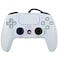 NBCP Wired PS5 Controller Gaming Controller for PlayStation 5 PS4 PCSteam Turbo Linear Halleffect Trigger Dual Vibration 35mm Audio Jack White