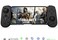Koiiko Wireless Controller for iPhoneAndroidPCiPadTabletAPPL Arcade MFi GamesSwitchPS4 Support Streaming on PS5PS4XboxPC Console Cloud Gaming Gamepad Joystick Turbo6Axis GyroDual Motors