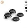 SCUF Control Thumbstick Grips 4 Pack with 2 Bases Pulse Joystick Thumb Grips For Xbox One and Xbox Series X S PS4 PS5 Nintendo Switch Pro Controller Black