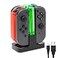 FASTSNAIL FastSnail Charging Dock Compatible with Nintendo Switch for Joy Con OLED Model Controller with Lamppost LED Indication Charger Stand Station with Charging Cable