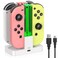 FASTSNAIL FastSnail Charging Dock for Nintendo Switch for Joy Con OLED Model Controller with Lamppost LED Indication Pro Controllers Charger Stand Station Compatible with Joycons with Charging Cable W