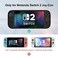 BOVKE Protective Case for Switch 2 Joy Con Controllers Soft Silicone Protector Cover Compatible with 2025 New Nintendo Switch 2 JoyCons Red