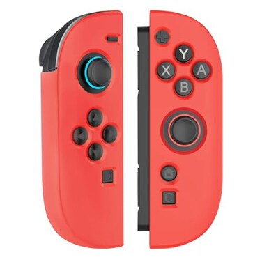 BOVKE Protective Case for Switch 2 Joy Con Controllers Soft Silicone Protector Cover Compatible with 2025 New Nintendo Switch 2 JoyCons Red
