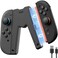 JEMDO Magnetic JoyCon Charger Grip Compatible with Nintendo Switch 2 Only Ergonomic LED Charging Grip for JoyCon 2 with USB C Cable TravelReady Black nintendo_switch_2