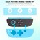 FUNDIARY BlueGreen Grips Cover Compatible with Nintendo Switch 2 Controller Silicone Grip Accessories for Switch 2 Controllers with Ergonomic and AntiSlip Design Controller Grip and 2 Thumb Caps