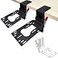 WELLMETE 2 Set Hotas Flight Desk Mount for Flight Game Dual Joystick Compatible with Thrustmaster Flight Joystick and Throttle T16000 Hotas X Hotas One Hotas 4 SimTask and TurtleBeach Flightdeck