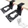 WELLMETE 2 Set Hotas Flight Desk Mount for Flight Game Dual Joystick Compatible with Thrustmaster Flight Joystick and Throttle T16000 Hotas X Hotas One Hotas 4 SimTask and TurtleBeach Flightdeck