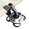 HTLAKIKJ Desk Mount for Flight Sim JoystickCompatible with Logitech G Extreme 3D PRO Joystick Adjustable Fit Different Thickness Desk Enduring CClamp Metal Holder