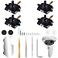 Ikpek 4 Pack Joystick Replacement Kit for Oculus Quest 2 Controller 31 in One Repair Kit for Meta Quest 2 Controller Include 4 Thumb Sticks 4 Thumbstick Grips 18 Screws 2 T5 Screwdrivers and More