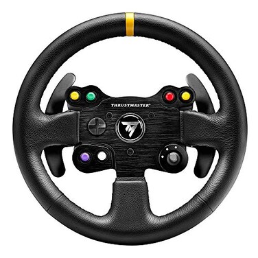 Thrustmaster Leather 28GT Wheel AddOn compatible w PS5 PS5 Pro PS4 XBOX Series XS One PC