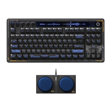 8Bitdo 8BitDo Retro 87 Mechanical Keyboard with HotSwappable Kailh Switches RGB Backlight Programmable Buttons Wireless 24GBluetoothUSBC for Windows and Android Mecha Break Panther