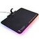 Syba Large RGB LED Gaming Mouse Pad Hard Micro Texture Surface 7 Light Up Modes Mouse Bungee Cable Manager Holder Attachment PC Mac Linux