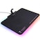 Syba Large RGB LED Gaming Mouse Pad Hard Micro Texture Surface 7 Light Up Modes Mouse Bungee Cable Manager Holder Attachment PC Mac Linux