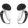 AMVR Controller Grips Compatible with MetaOculus Quest 3Quest 3S Silicone Accessories NonSlip Handle Cover Adjustable Soft Hand Strap Fits Small and Medium Hands Not Fit Official Charging Dock Battery