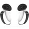 AMVR Controller Grips Compatible with MetaOculus Quest 3Quest 3S Silicone Accessories NonSlip Handle Cover Adjustable Soft Hand Strap Fits Small and Medium Hands Not Fit Official Charging Dock Battery