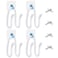 Linkidea Controller Wall Mount Holder Compatible with PS4 PS5 Xbox Switch Multifunctional Adjustable Headphone Hook VR Headset Hanger White 4 Pack