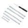 NSLikey 6 PCS Power Switch Touch Pad Ribbon Flex Cable Tool Replacement Set for Sony PS4 Controller 10 12 14 Pin