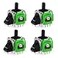 Intec Gaming 3D Analog Joystick Replacement for PS4PS5 Controller Hall Effect Sensor Never Drift Precise Control Power Saving Set of 4