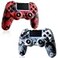 KDYGPDCT 2 Pack Wireless Controller for PS4ProPS3Wireless Remote Gamepad with 1000mAh Battery Double Shock Audio 6Axis Motion Sensor Share Button Red Blue