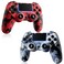 KDYGPDCT 2 Pack Wireless Controller for PS4ProPS3Wireless Remote Gamepad with 1000mAh Battery Double Shock Audio 6Axis Motion Sensor Share Button Red Blue