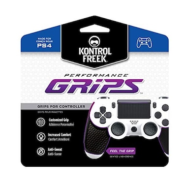 KontrolFreek Performance Grips for PlayStation 4 PS4 Controller Nightfall Black
