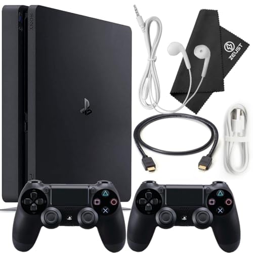 Zeust Zeust Playstation 4 Slim Console Bundle 1000GB Refurbished