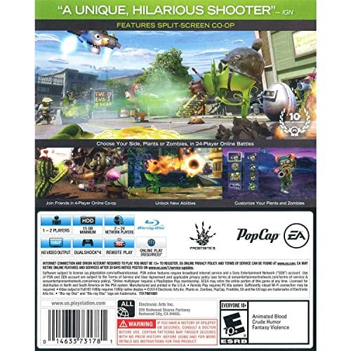 ELECTRONIC ARTS ELECTRONIC ARTS Plants Vs Zombies Garden Warfare