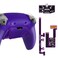 eXtremeRate RISE4 Plus MAX Back Paddles Kit with Clicky Trigger Stops Rubberized Grip for PS5 Controller BDM030 040 050 Remappable Back Buttons Kit for PS5 Controller Galactic Purple