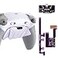 eXtremeRate RISE4 Plus MAX Back Paddles Kit with Clicky Trigger Stops Rubberized Grip for PS5 Controller BDM030 040 050 Remappable Back Buttons Kit for PS5 Controller White Gray NO Controller
