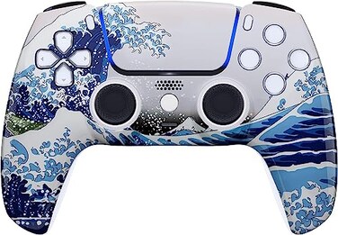 Custom Controllerzz Custom Wireless Controller Compatible with PS5 Multiple Designs Available PS5 Waves