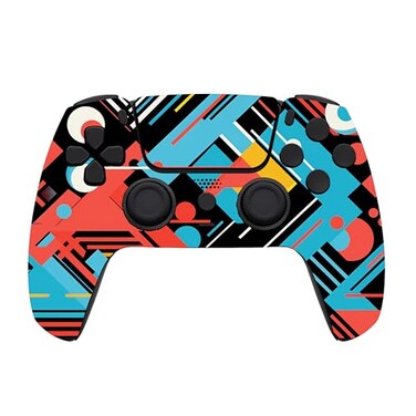 Custom Controllerzz Custom Wireless Controller Compatible with PS5 Multiple Designs Available Abstract Fusion