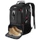 YAMTION 184in Men Laptop Backpack with Shoe Compartment for Gym Hiking BusinessLarge Carry On Travel Bag with PC CompartmentWaterproof College Bookbag School Backpack for WomenBlack