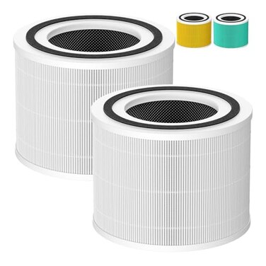 Caehomly 2 Pack 240 Replacement Filter Compatible with Puro 240 Air Purifier 3in1 Filter Replacement with Activated Carbon Layer