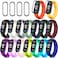 BANGTING 20 Pieces Strap Replacement Compatible with Xiaomi Mi Band 6 Amazfit Band 5 Bracelet Wristbands Silicone for Mi Fit 5 Straps 16 Colors 4 Screen Protector