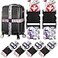 Gutsdoor 4 Pack Luggage Straps for Suitcases Adjustable Luggage Belt Suitcase Strap Travel Bag Accessories Journey4 Pack