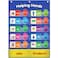 abcxgood ABCxGOOD Helping Hands Pocket ChartClassroom Jobs and Management Pocket Chart Preschool Classroom Must Haves Supplies Great for Classroom Homeschool Blue 29205