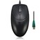 Adesso 3 Button Desktop PS2 Optical Scroll Mouse Black
